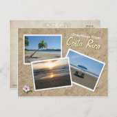 Greetings uit Costa Rica Briefkaart (Voorkant / Achterkant)