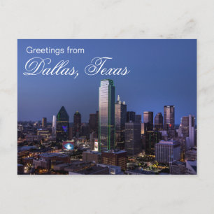 Greetings uit Dallas, Briefkaart Texas