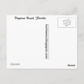 Greetings uit Daytona Beach, Florida Briefkaart (Achterkant)
