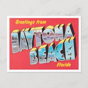 Greetings uit Daytona Beach, Florida Travel Briefkaart