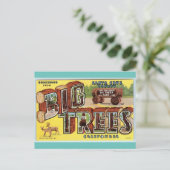 Greetings uit de  kunst van Santa Cruz California Briefkaart (Staand voorkant)