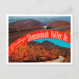 Greetings uit de Shenandoah Valley, Virginia Trave Briefkaart