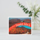 Greetings uit de Shenandoah Valley, Virginia Trave Briefkaart (Staand voorkant)