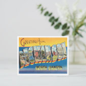 Greetings uit Dickinson, North Dakota Travel Briefkaart (Staand voorkant)