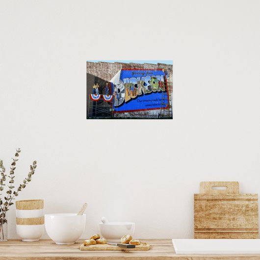 Greetings uit Dickson County Tennessee ~ Mural Poster (Keuken)