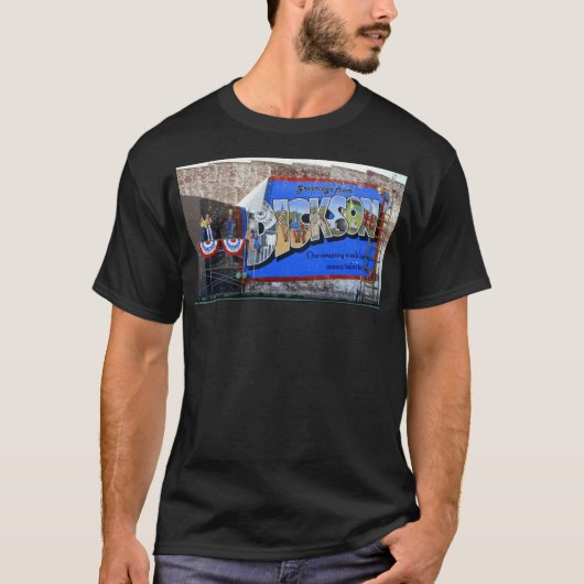 Greetings uit Dickson County Tennessee ~ Mural T-shirt (Voorkant)