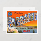 Greetings uit Farragut, Naval Training Station Briefkaart (Voorkant / Achterkant)