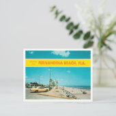 Greetings uit Fernandina Beach, Florida Travel Briefkaart (Staand voorkant)