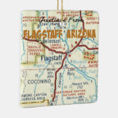 Greetings uit Flagstaff Arizona Keramisch Ornament (Rechts)