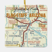 Greetings uit Flagstaff Arizona Keramisch Ornament (Voorkant)