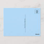 Greetings uit Florida Beach Snowman Briefkaart (Achterkant)