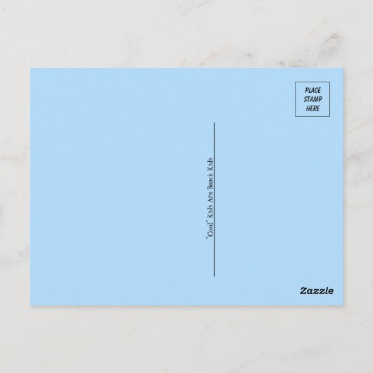 Greetings uit Florida Beach Snowman Briefkaart (Achterkant)