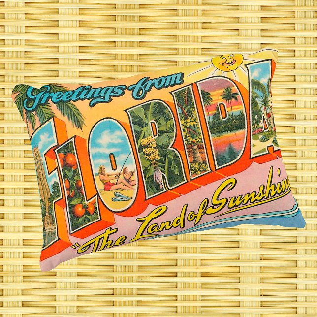 Greetings uit Florida  Style Accent Kussen (Creator heeft geüpload)