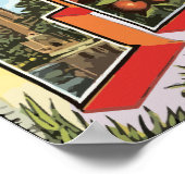 Greetings uit Florida "The Land of Sunshine", Vin Poster (Hoek)