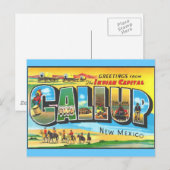 Greetings uit Gallup Briefkaart (Voorkant / Achterkant)