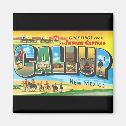 Greetings uit Gallup Magneet (Voorkant)