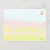 Greetings uit Georgia Peach Orchard Briefkaart (Achterkant)