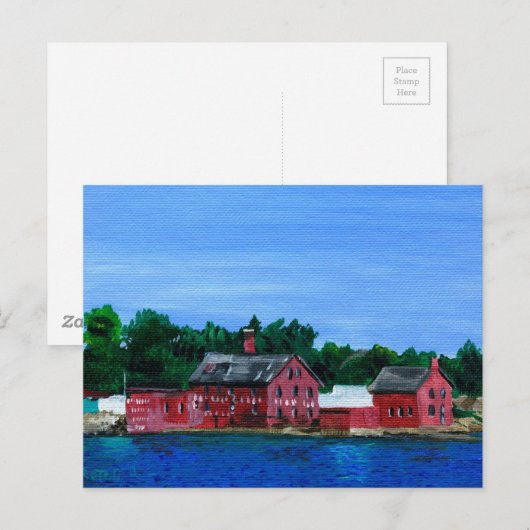 Greetings uit Gloucester, MA Briefkaart (Voorkant / Achterkant)