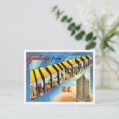 Greetings uit Greensboro, North Carolina Travel Briefkaart (Staand voorkant)