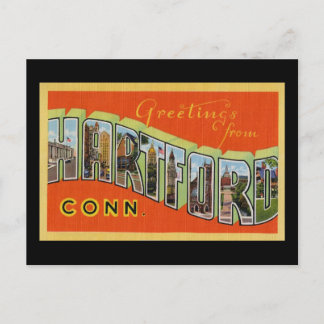 Greetings uit Hartford Connecticut Briefkaart