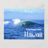 Greetings uit het Briefkaart Hawaii Surfer (Voorkant)