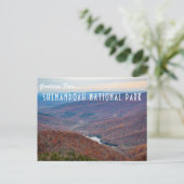Greetings uit het natuurpark Shenandoah Briefkaart (Staand voorkant)
