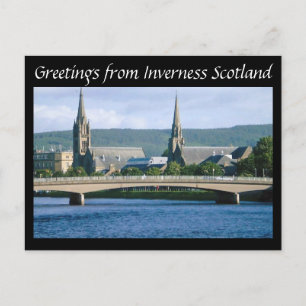 Greetings uit Inverness Scotland Briefkaart