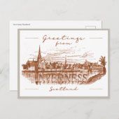 Greetings uit Inverness, Scotland Travel Briefkaar Briefkaart (Voorkant / Achterkant)