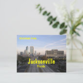 Greetings uit Jacksonville Florida, postkaart (Staand voorkant)