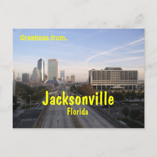 Greetings uit Jacksonville Florida, postkaart