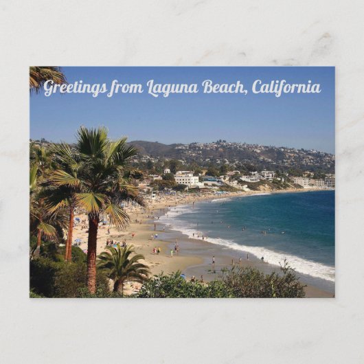 Greetings uit Laguna Beach, Californië Briefkaart (Voorkant)