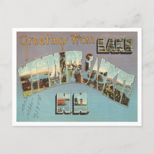 Greetings uit Lake Winnipesaukee, New Hampshire Briefkaart