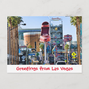 Greetings uit Las Vegas briefkaart