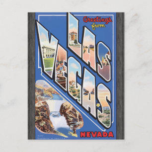 Greetings uit Las Vegas Nevada, Briefkaart