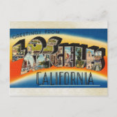 Greetings uit Los Angeles California  Art Briefkaart (Voorkant)