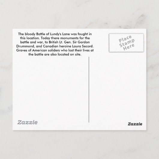 Greetings uit Lundy's Lane - Gepersonaliseerd Briefkaart (Achterkant)