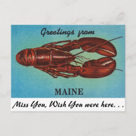 Greetings uit Maine Briefkaart