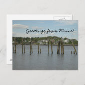 Greetings uit Maine Briefkaart (Voorkant / Achterkant)