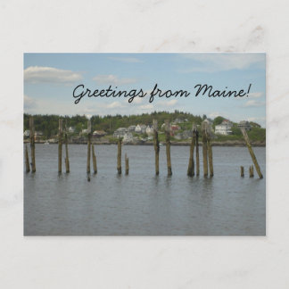 Greetings uit Maine Briefkaart