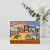 Greetings uit Maine Briefkaart (Staand voorkant)