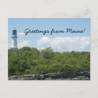 Greetings uit Maine Briefkaart