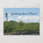 Greetings uit Maine Briefkaart (Voorkant)