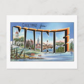 Greetings uit Maine Briefkaart