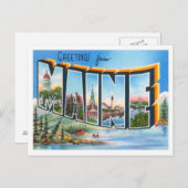 Greetings uit Maine Briefkaart (Voorkant / Achterkant)