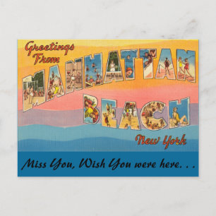 Greetings uit Manhattan Beach Briefkaart