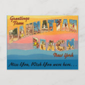 Greetings uit Manhattan Beach Briefkaart (Voorkant)