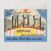 Greetings uit Midland Briefkaart (Voorkant)