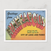 Greetings uit Minneapolis Briefkaart (Voorkant)