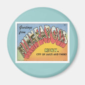 Greetings uit Minneapolis Magneet (Voorkant)