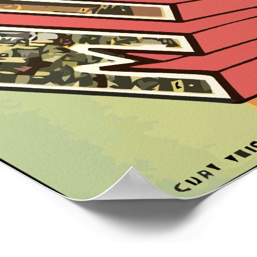 Greetings uit Minneapolis Minn.,  Poster (Hoek)